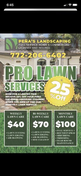 Pena's Landscaping