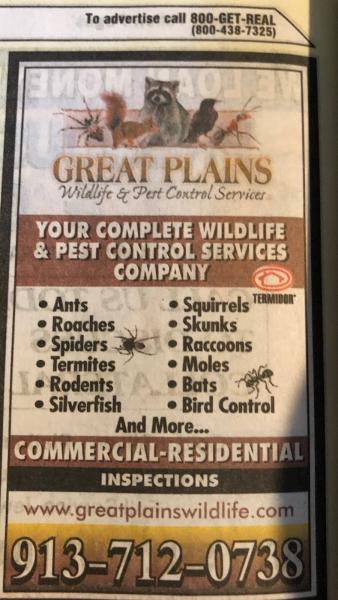 Great Plains Wildlife & Pest Control Services LLC