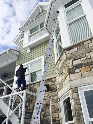 Lace Window Cleaning
