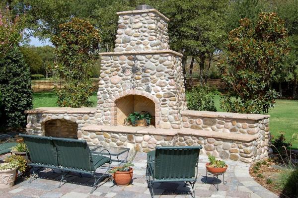 Rustic Wall and Patio