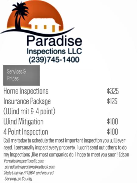 Paradise Inspections LLC