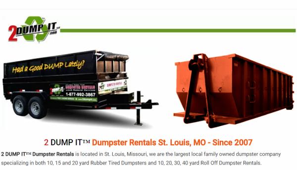 2 Dump It Dumpsters