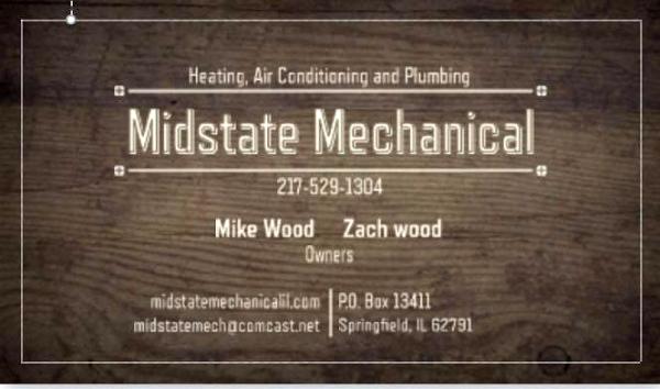 Midstate Mechanical Heating and Cooling
