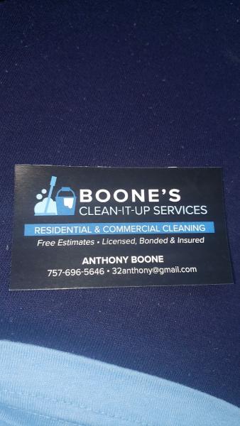 Boone's Clean It Up Services