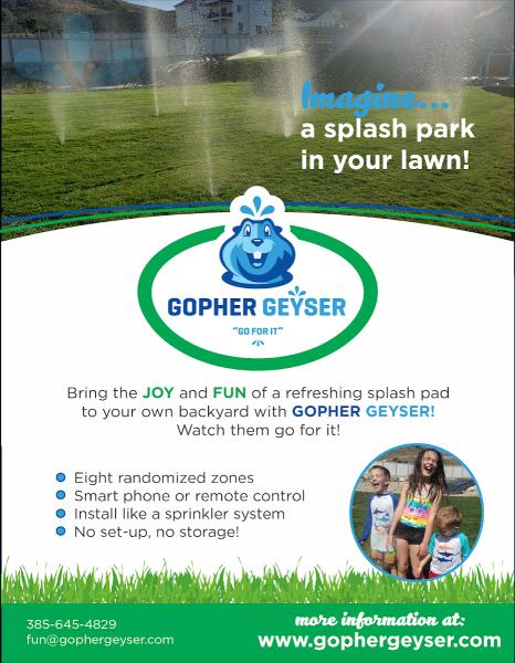 Gopher Geyser Splash Pads and Landscaping