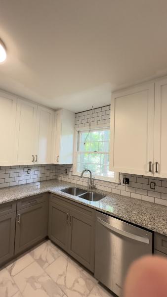 New Tile Backsplash & Bathroom Remodel Atlanta