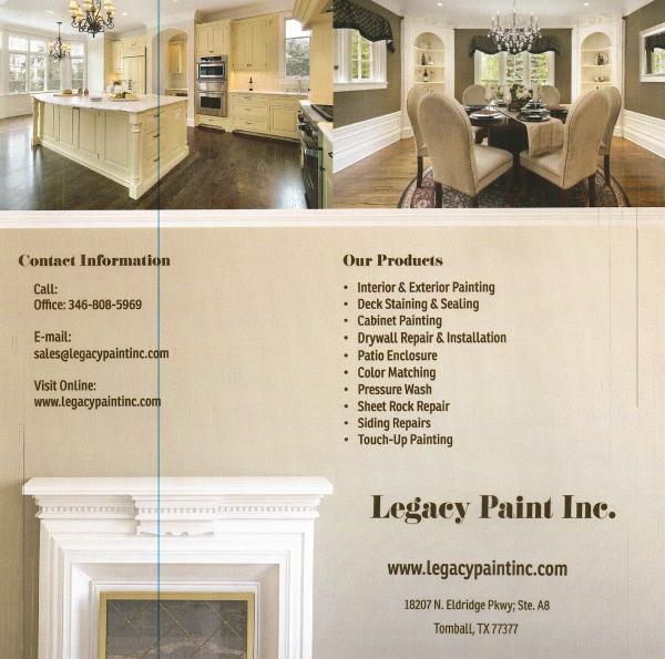 Legacy Paint Inc.