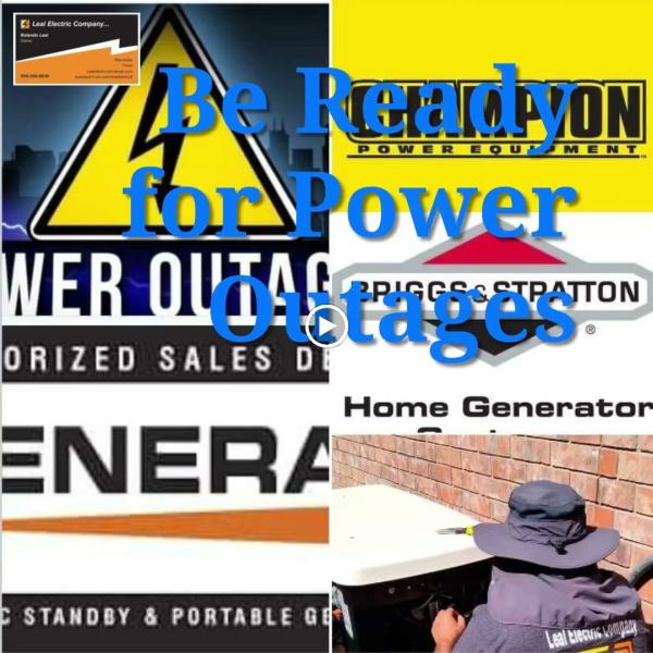 Leal Electric Co. LLC Tecl#29489 Generator Installation
