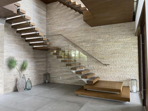 Real Hardwood Floors and Custom Cabinets