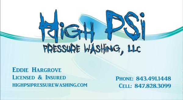 High PSI Pressure Washing