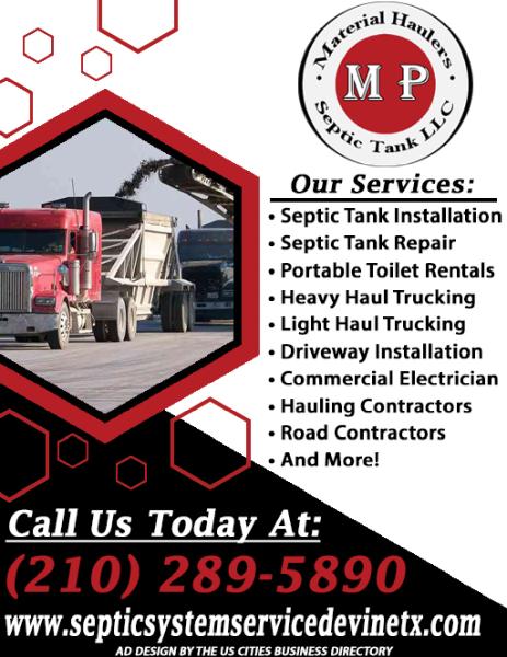 MP Material Haulers and Septics Services