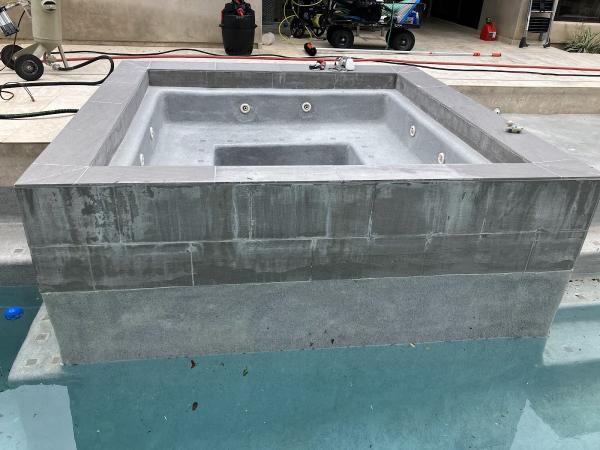 Jetblast Pool Tile Cleaning