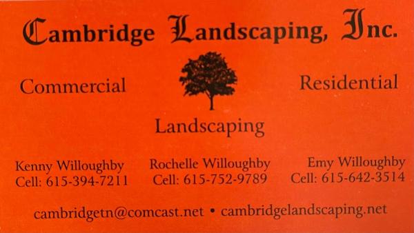 Cambridge Landscaping