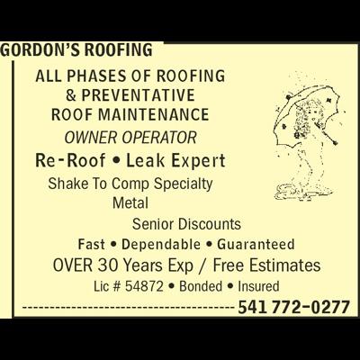 Gordon's Roofing