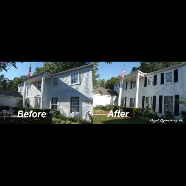 Aluminum Siding Refinishing