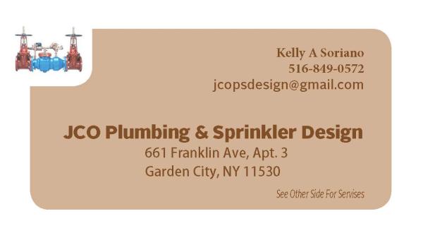 JCO Plumbing & Sprinkler Design