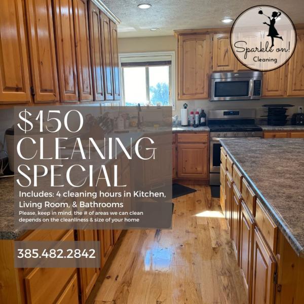 Sparkle On! Cleaning