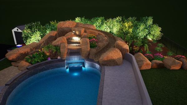 Reyes Waterfall Landscaping