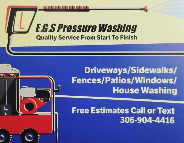 E.g.s Pressure Washing