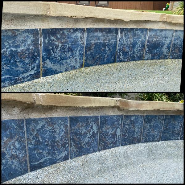 New Braunfels Pool Tile and Stone Cleaning