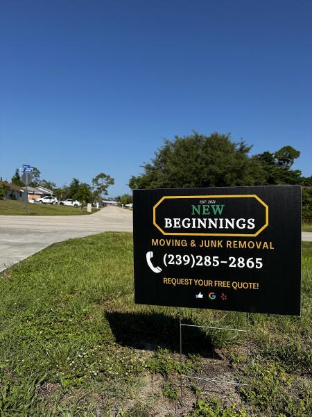 New Beginnings Moving & Junk Removal