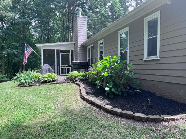 Edge Above Landscaping