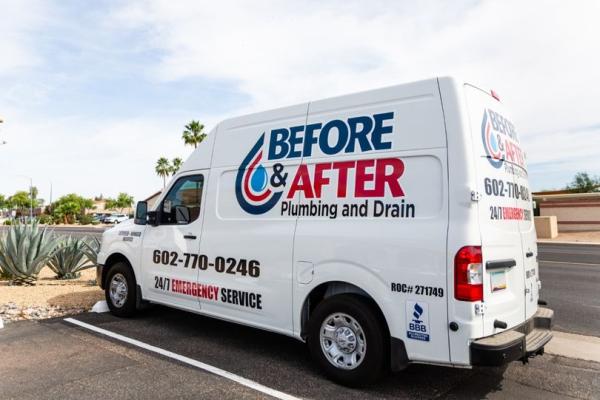 Before & After Plumbing and Drain