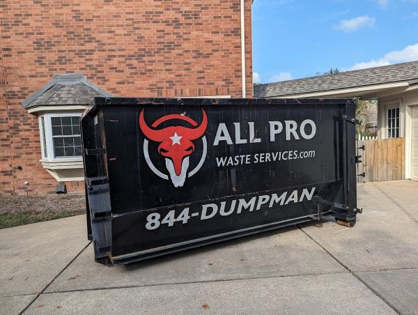 All Pro Waste Services Dumpster Rental