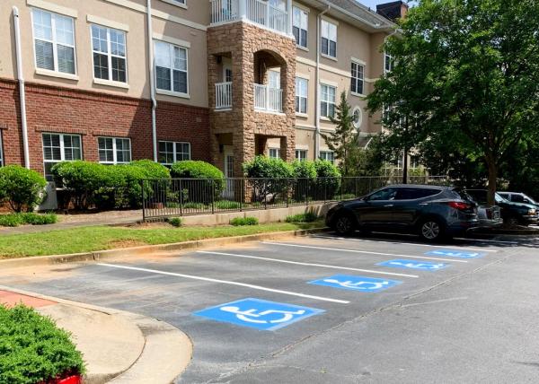 Tiger Parking Lot Striping