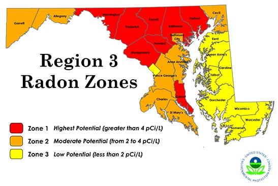 Radon Testing Montgomery County