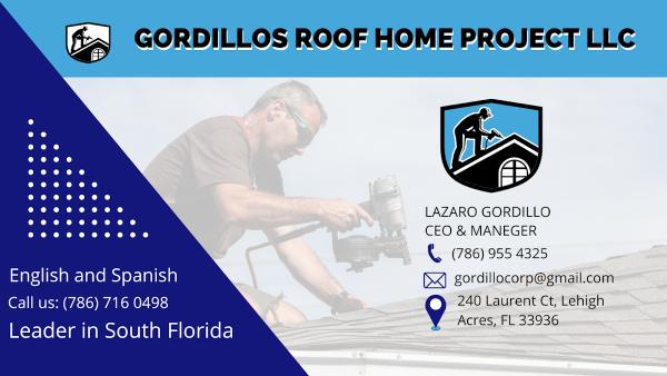 Gordillos Roof Home Project