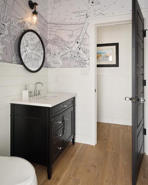 Nautical Chart Wallpaper