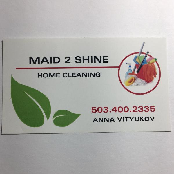 Maid 2 Shine Home Cleaning