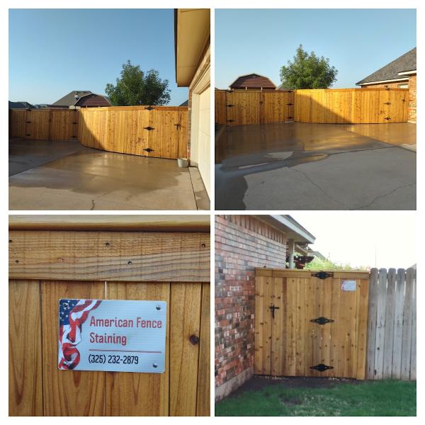 American Fence Staining