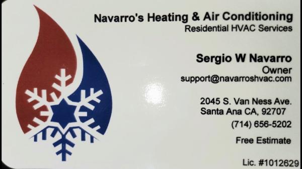 Navarro's Heating & Air Conditioning Inc.
