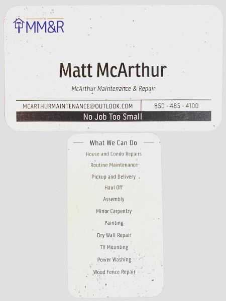 McArthur Maintenance & Repair