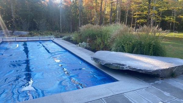 Tree and Stone Landscape Construction