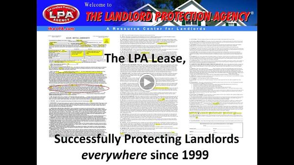 The Landlord Protection Agency Landlord Forms