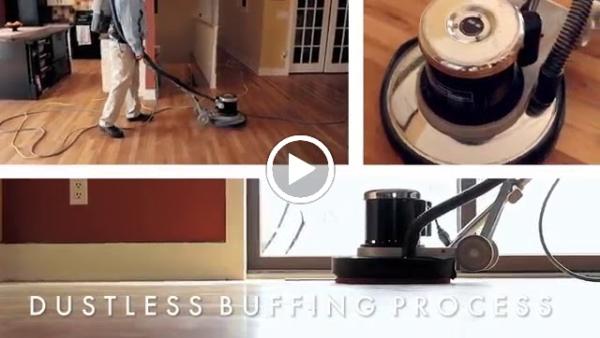 Buff and Coat Hardwood Floor Refinishing