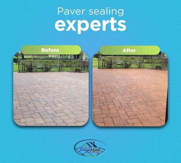 Bright Tech Paver Sealing.