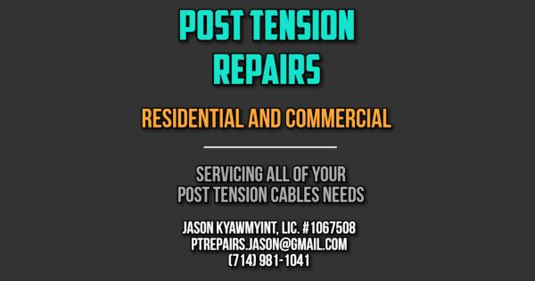 Post Tension Repairs