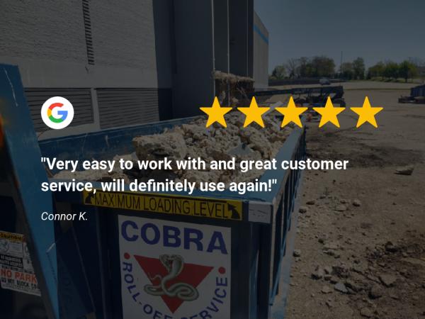 Cobra Roll-Off Dumpster Rental
