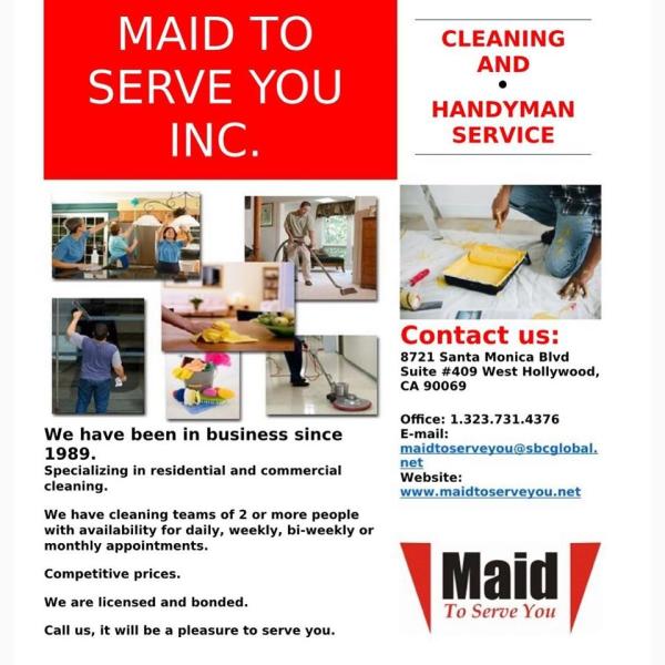 Maid To Serve You