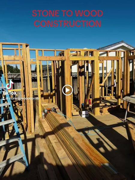 Stone TO Wood Construction