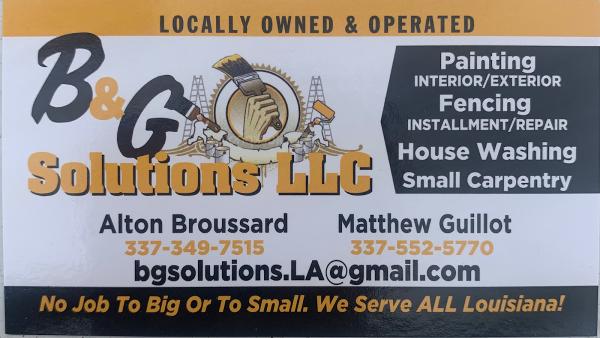 B & G Solutions LLC