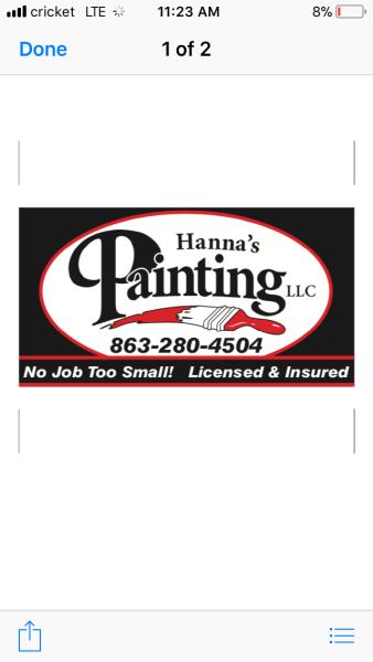 Hannas Painting LLC