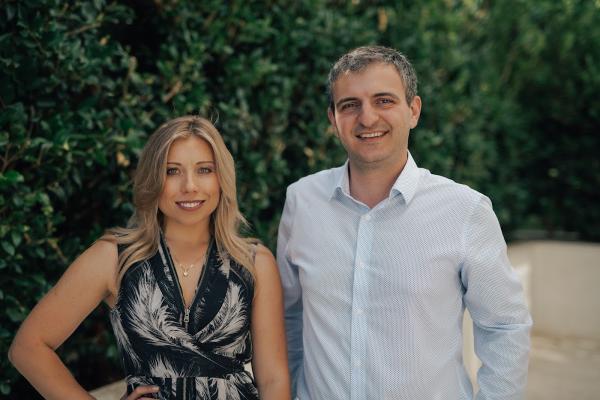 Realtor Jacob Arutiunian and Liubov Savoskin
