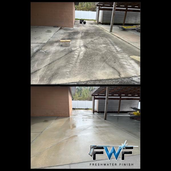 Freshwater Finish Pressure Washing
