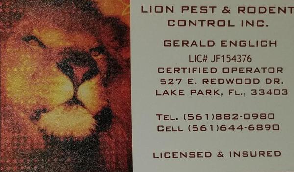 Lion Pest & Rodent Control