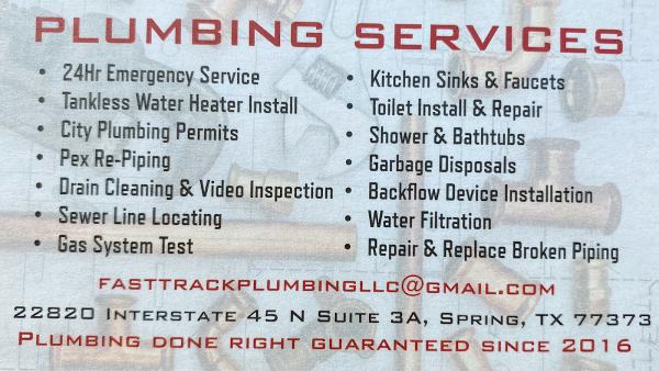 Fast Track Plumbing LLC